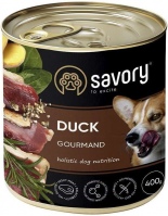 Купити корм для собак Savory Gourmand Duck Pate 400 g  за ціною від 129 грн.