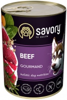 Купить корм для собак Savory Gourmand Beef Pate 400 g: цена от 106 грн.