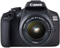 Купить фотоапарат Canon EOS 2000D kit 18-55 + 55-250: цена от 50901 грн.