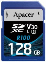 Купити карта пам'яті Apacer SD UHS-I U3 V30 Class 10 (SDXC UHS-I U3 V30 Class 10 128Gb) за ціною від 469 грн.