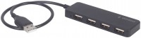 Купити кардридер / USB-хаб Gembird UHB-U2P4-06  за ціною від 180 грн.