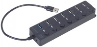 Купити кардридер / USB-хаб Gembird UHB-U3P1U2P6P-01  за ціною від 411 грн.