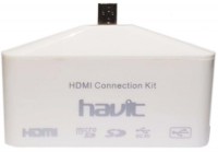 Купити кардридер / USB-хаб Havit HV-MAC07  за ціною від 389 грн.