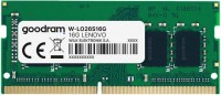 Купить оперативная память GOODRAM DDR4 SO-DIMM 1x16Gb (W-LO26S16G) по цене от 2399 грн.