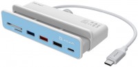 Купити кардридер / USB-хаб ADAM Elements CASA HUB i7 USB-C 7-in-1 Multi-Function Hub за ціною від 4507 грн.