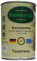 Купить корм для кішок Baskerville Cat Can with Veal 400 g: цена от 88 грн.