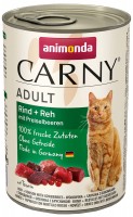 Купити корм для кішок Animonda Adult Carny Beef/Venison with Cowberries 400 g  за ціною від 65 грн.