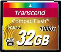 Купити карта пам'яті Transcend CompactFlash 1000x (32Gb) за ціною від 2303 грн.