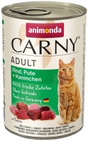 Купити корм для кішок Animonda Adult Carny Beef/Turkey/Rabbit 400 g  за ціною від 65 грн.