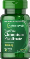 Купить спалювач жиру Puritans Pride Chromium Picolinate 800 mcg 90 tab: цена от 333 грн.