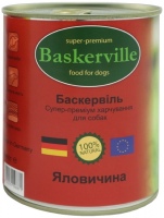 Купити корм для собак Baskerville Dog Can with Beef 400 g  за ціною від 101 грн.