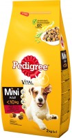Купить корм для собак Pedigree Adult Mini Breed Beef 2 kg: цена от 259 грн.