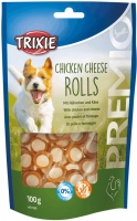 Купити корм для собак Trixie Premio Chicken Cheese Rolls 100 g  за ціною від 145 грн.