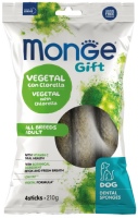 Купити корм для собак Monge Gift Adult Vegetal with Chlorella 210 g  за ціною від 266 грн.