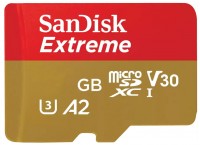 Купити карта пам'яті SanDisk Extreme V30 A2 UHS-I U3 microSDXC for Mobile Gaming (64Gb) за ціною від 379 грн.