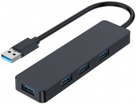 Купити кардридер / USB-хаб Gembird UHB-U3P4-04  за ціною від 330 грн.