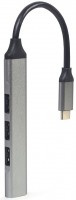 Купить картридер / USB-хаб Gembird UHB-CM-U3P1U2P3-02  по цене от 239 грн.