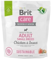 Купить корм для собак Brit Care Adult Small Chicken/Insect 1 kg: цена от 294 грн.