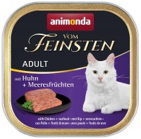 Купити корм для кішок Animonda Adult Vom Feinsten Chicken/Seafood 100 g  за ціною від 54 грн.