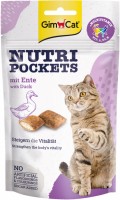 Купити корм для кішок GimCat Nutri Pockets Duck 60 g  за ціною від 79 грн.