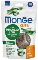 Купить корм для кошек Monge Gift Skin Support Codfish with Aloe 60 g  по цене от 107 грн.