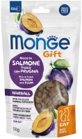 Купити корм для кішок Monge Gift Hairball Salmon with Plum 50 g  за ціною від 160 грн.