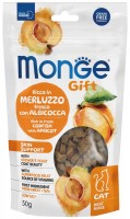 Купити корм для кішок Monge Gift Skin Support Codfish with Apricot 50 g  за ціною від 162 грн.