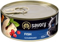 Купити корм для кішок Savory Adult Cat Gourmand Fish Pate 100 g  за ціною від 40 грн.
