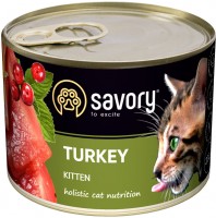 Купити корм для кішок Savory Kitten Turkey Pate 200 g  за ціною від 76 грн.