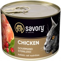 Купити корм для кішок Savory Cat Sterilised Chicken Pate 200 g  за ціною від 69 грн.