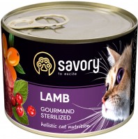 Купить корм для кошек Savory Cat Sterilised Lamb Pate 200 g  по цене от 79 грн.