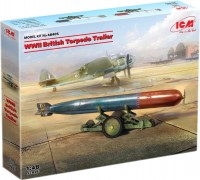 Купить збірна модель ICM WWII British Torpedo Trailer (1:48): цена от 469 грн.
