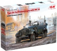 Купить сборная модель ICM Type G4 Partisanenwagen with MG 34 (1:72)  по цене от 617 грн.