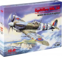 Купить сборная модель ICM Spitfire Mk.IX (1:48)  по цене от 547 грн.