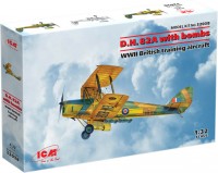 Купити збірна модель ICM DH. 82A Tiger Moth with Bombs (1:32)  за ціною від 1518 грн.