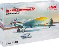 Купить збірна модель ICM He 111H-3 Romanian AF (1:48): цена от 1691 грн.