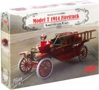 Купити збірна модель ICM Model T 1914 Firetruck (1:24)  за ціною від 1171 грн.