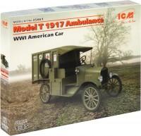 Купити збірна модель ICM Model T 1917 Ambulance (1:35)  за ціною від 867 грн.