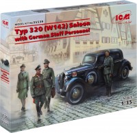 Купити збірна модель ICM Typ 320 (W142) Saloon with German Staff Personnel (1:35)  за ціною від 1091 грн.