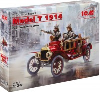 Купить сборная модель ICM Model T 1914 Fire Truck with Crew (1:24)  по цене от 1379 грн.