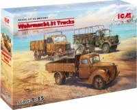 Купить сборная модель ICM Wehrmacht 3t Trucks (1:35)  по цене от 2488 грн.