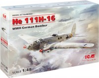 Купити збірна модель ICM He 111H-16 (1:48)  за ціною від 2072 грн.