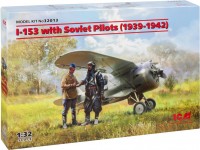 Купить сборная модель ICM I-153 with Soviet Pilots (1939-1942) (1:32)  по цене от 1647 грн.