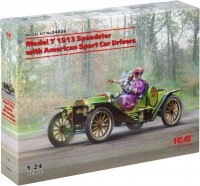 Купить збірна модель ICM Model T 1913 Speedster with American Sport Car Drivers (1:24): цена от 1351 грн.