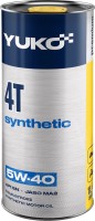 Купити моторне мастило YUKO Synthetic 4T 5W-40 1L  за ціною від 253 грн.