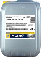 Купить моторное масло YUKO Super Diesel 10W-40 20L  по цене от 3142 грн.
