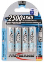 Купить акумулятор / батарейка Ansmann maxE 4xAA 2500 mAh: цена от 999 грн.