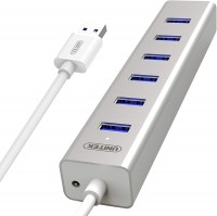 Купити кардридер / USB-хаб Unitek 7 Ports Powered USB 3.0 Hub за ціною від 1840 грн.