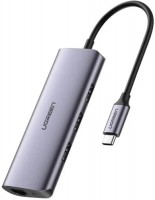 Купити кардридер / USB-хаб Ugreen UG-60718  за ціною від 619 грн.