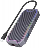 Купити кардридер / USB-хаб Unitek uHUB S7+ 7-in-1 USB-C Hub with 10Gbps Data HDMI and PD 100W за ціною від 3670 грн.